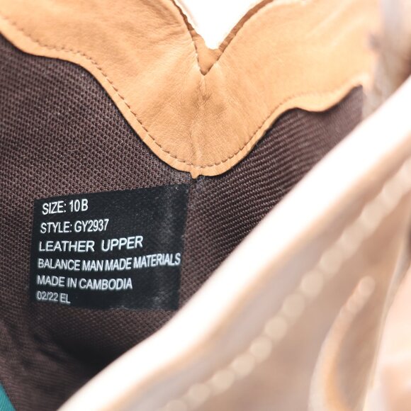 Justin Gypsy Women’s Size 10 B Cowgirl Western Boot Brown Leather Pull On - Picture 3 of 9